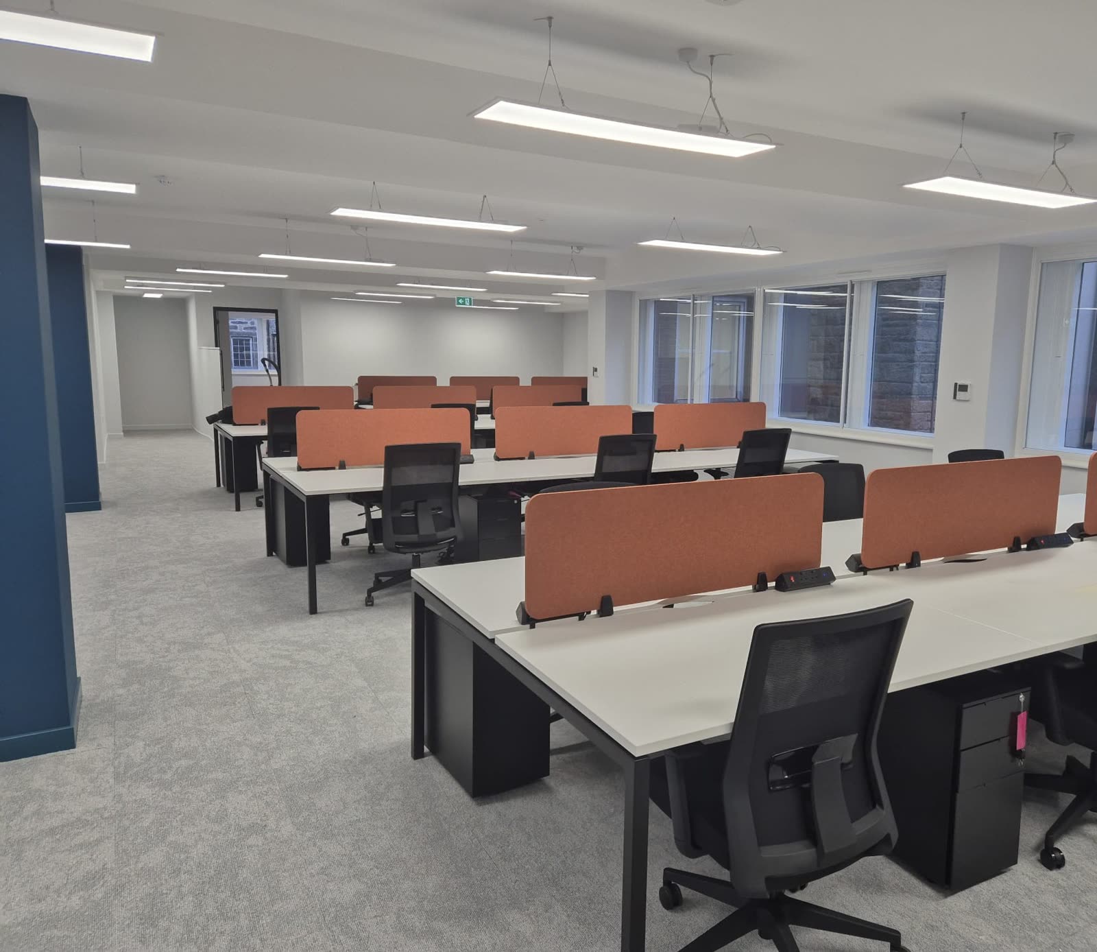 Open-plan desking — Fairhurst Edinburgh