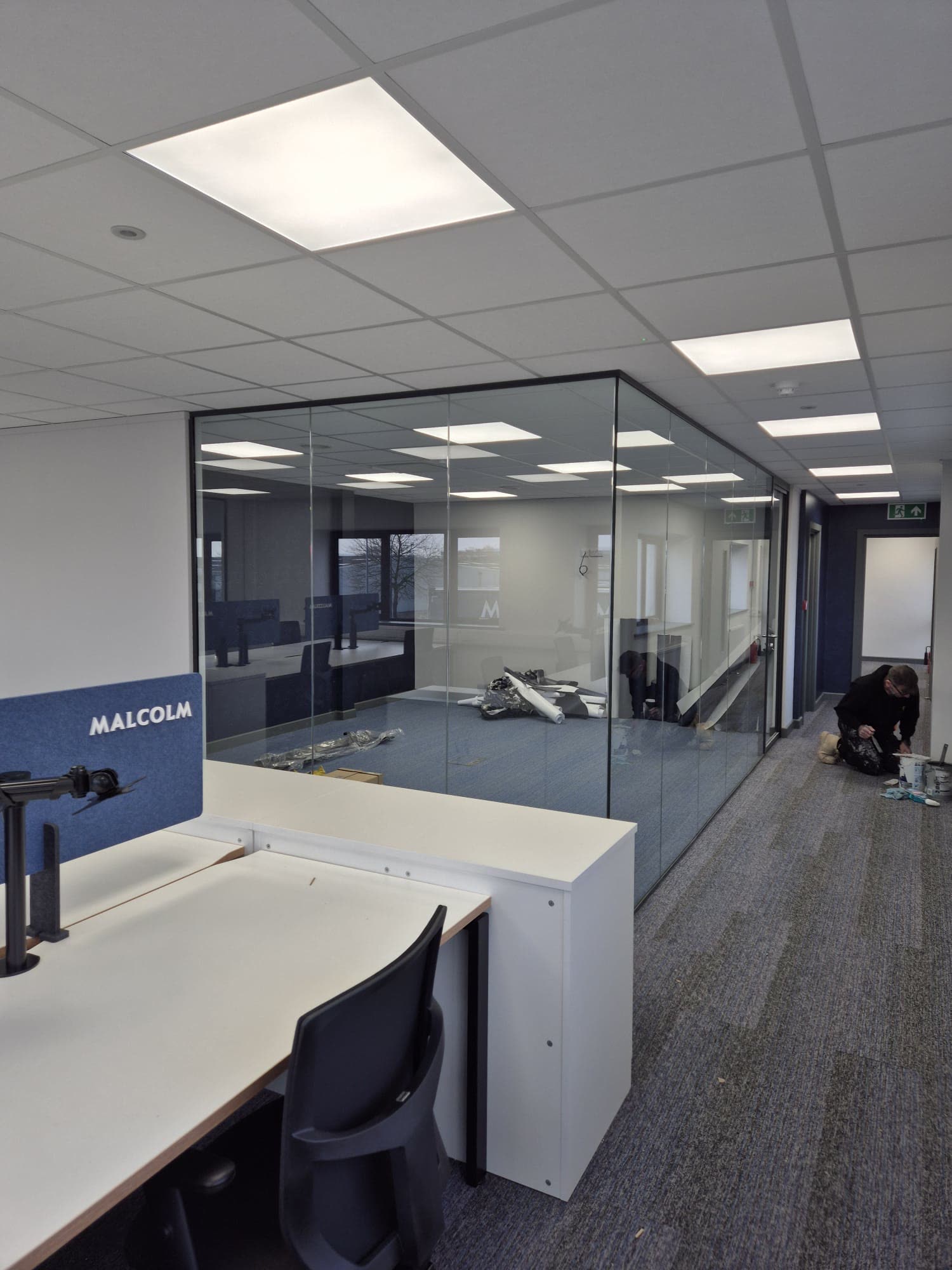 Glazed partitions and workstations — Haydock Office Fit-Out
